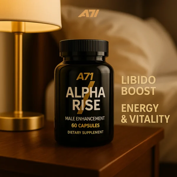 A71 Alpha Rise Male Booster Supplement, 60 Capsules, Stamina & Energy Support Supplement - Image 3