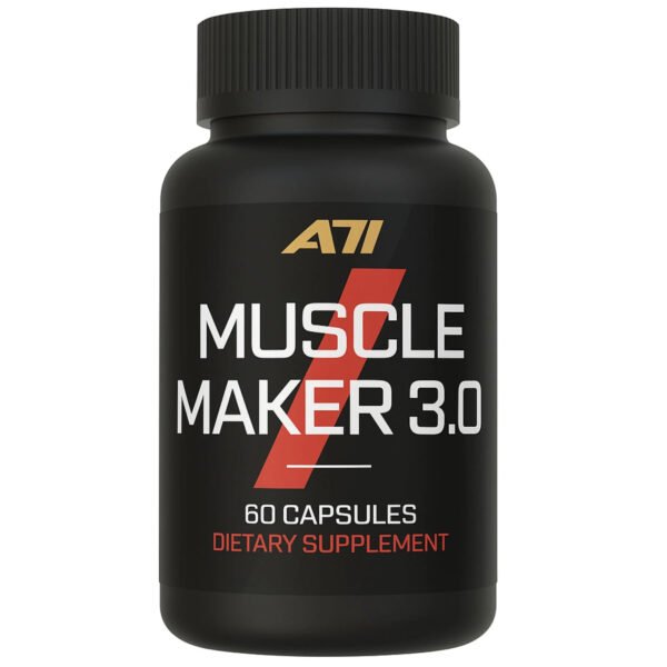 A71 Muscle Maker 3.0 – Strength & Performance Support, Muscle Builder with Tongkat Ali, Rhodiola, Tribulus, Zinc & B6