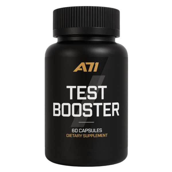 A71 Test Booster Supplement, Dual-Action Muscle Building and Thermogenic Formula For Him, (60 Capsules), Lab Tested